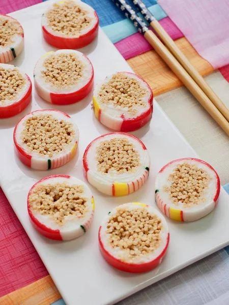 Kore geleneksel şeker, pirinç çerez 