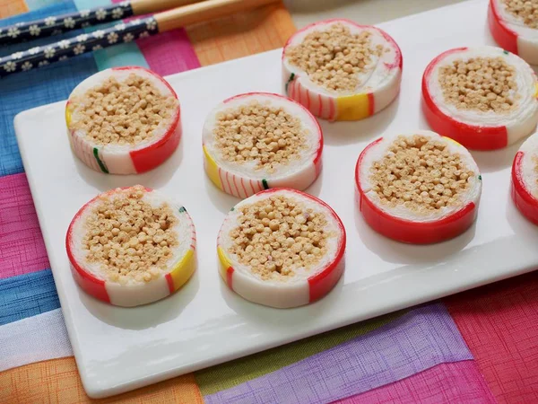 Kore geleneksel şeker, pirinç çerez 