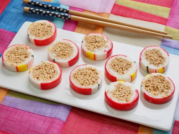 Kore geleneksel şeker, pirinç çerez 