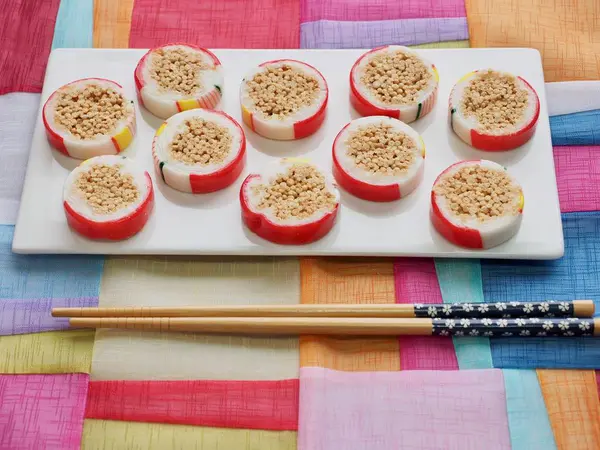 Kore geleneksel şeker, pirinç çerez 