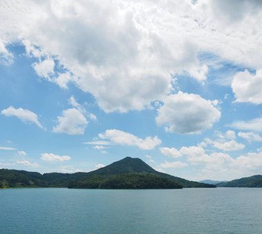 Sahne Daecheong göl Cheongju City, Güney Kore