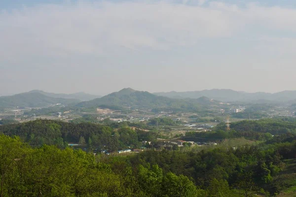 Paisaje Rural Ciudad Cheongju Corea —  Fotos de Stock