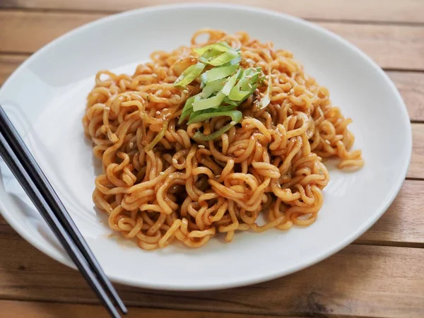 Aziatisch Eten Bibim Ramen — Stockfoto