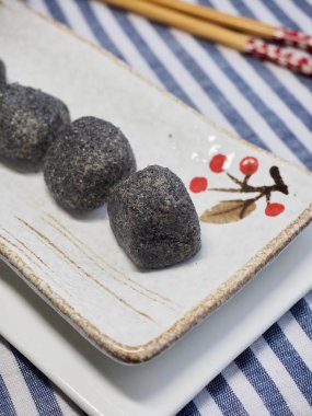  Asya gıda susam yapışkan pirinç keki