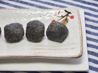  Asya gıda susam yapışkan pirinç keki