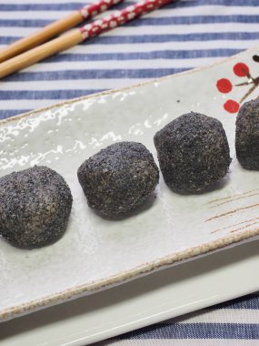  Asya gıda susam yapışkan pirinç keki