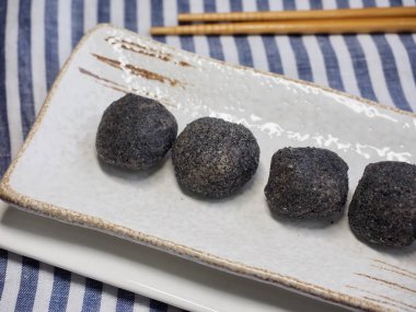  Asya gıda susam yapışkan pirinç keki