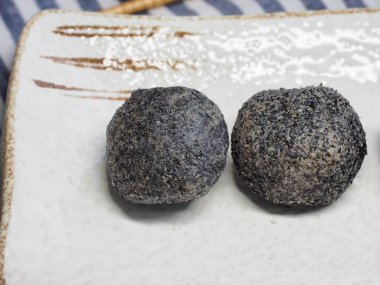  Asya gıda susam yapışkan pirinç keki