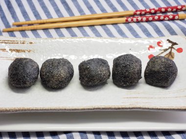  Asya gıda susam yapışkan pirinç keki