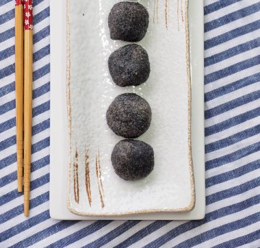  Asya gıda susam yapışkan pirinç keki