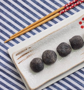  Asya gıda susam yapışkan pirinç keki