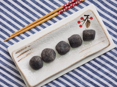  Asya gıda susam yapışkan pirinç keki