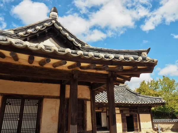 Традиційний Корейський Будинок Hanok — стокове фото