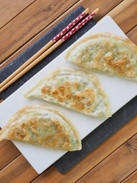 Asian Food Fried Dumplings — Stock Photo, Image