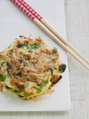 Korece tarzı yumurta mantar krep