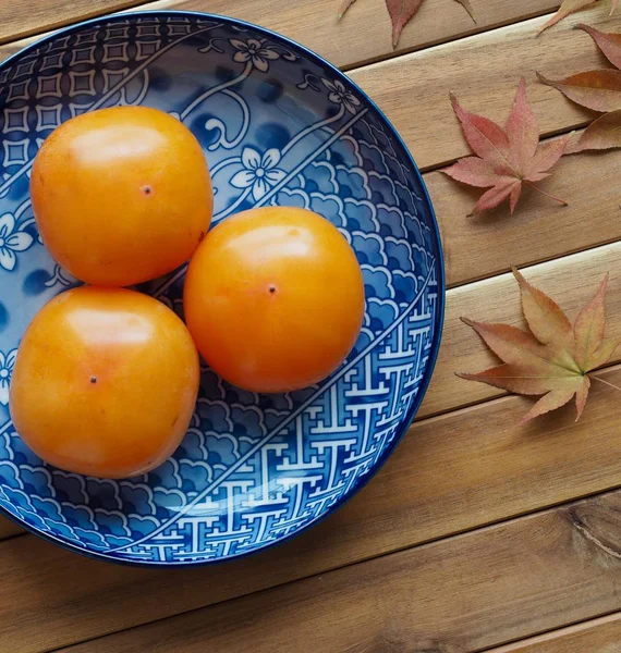 Frutta Della Corea Cachi Maturi — Foto Stock