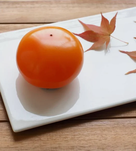 Fruits Korea Ripe Persimmon — Stock Photo, Image