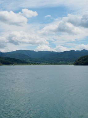 Sahne Daecheong göl Cheongju City, Güney Kore