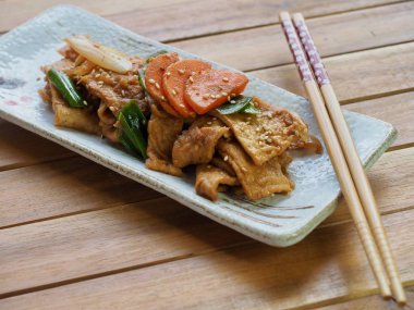  Asya gıda Fried oden sebze