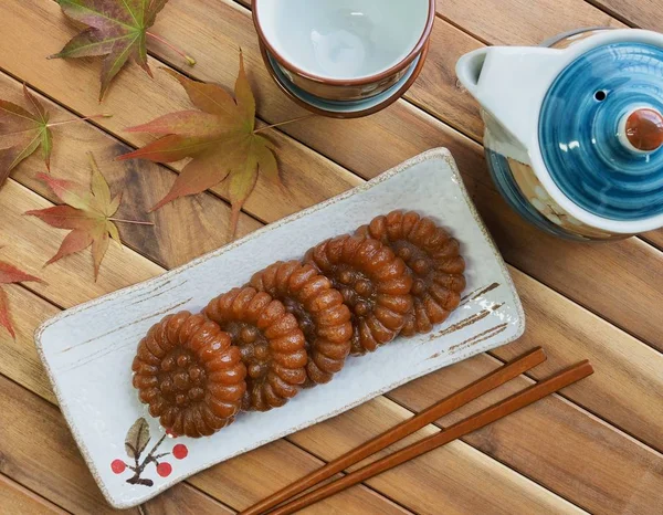 Korean Traditional Sweets Yakgwa Honey Cookie — Stock Photo, Image