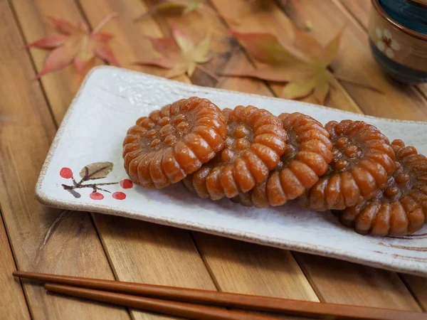 Korean Traditional Sweets Yakgwa Honey Cookie — Stock Photo, Image