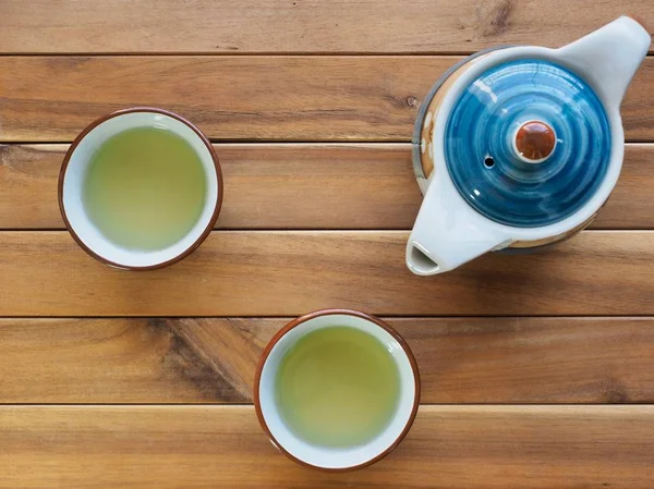 Ασιατική Παραδοσιακό Ποτό Πράσινο Τσάι — Φωτογραφία Αρχείου