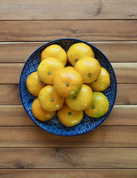 Fresh Korean Fruit Jeju Citrus Mandarin Tangerine — Stock Photo, Image