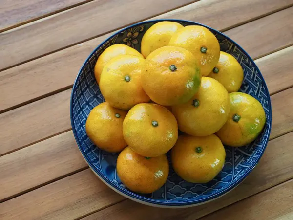 Fruits Frais Coréens Jeju Agrumes Mandarine Mandarine — Photo