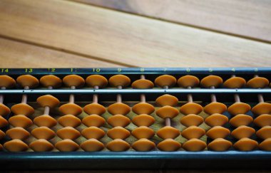 Asya analog hesap makinesi abacus