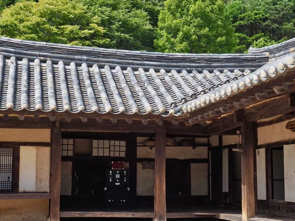 Hanok Chongju Coréia Casa Tradicional Coreana — Fotografia de Stock