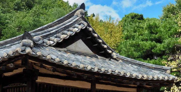 Hanok Chongju Coréia Casa Tradicional Coreana — Fotografia de Stock