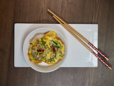 Korece tarzı yumurta mantar krep