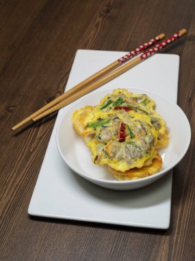 Korece tarzı yumurta mantar krep