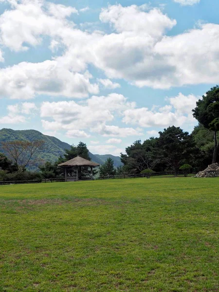 Paisagem Aldeia Popular Coreana — Fotografia de Stock