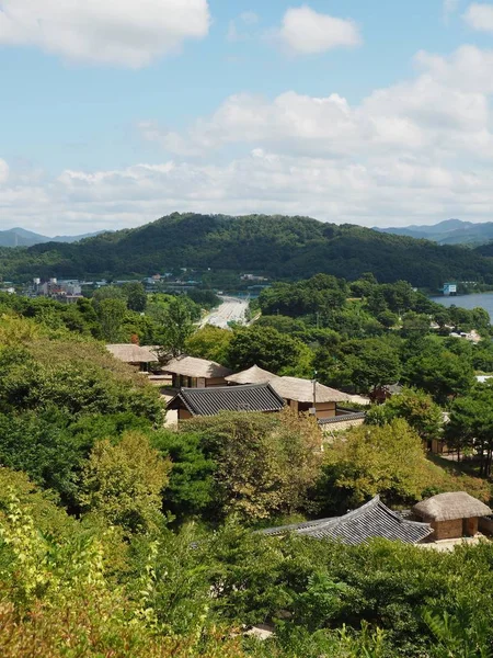 Landschap Van Korean Folk Village — Stockfoto
