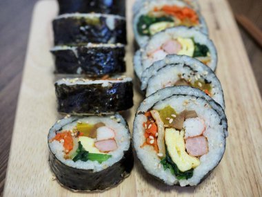 Kore gıda sebze kimbap