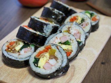 Kore gıda sebze kimbap