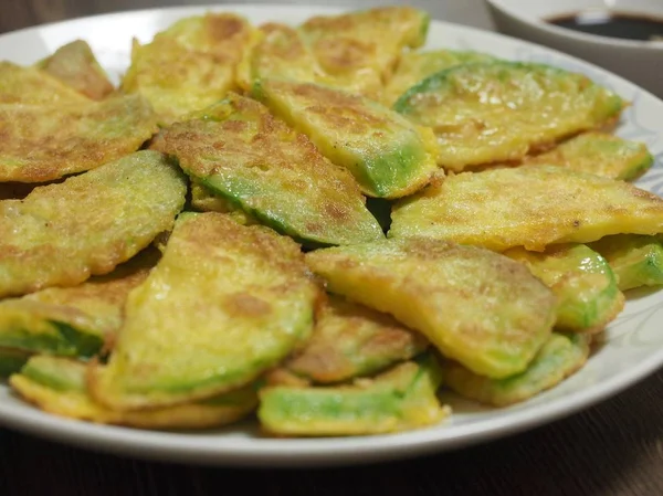 อาหารเกาหล แพนเค กทอง ฮอบคอร กเจ — ภาพถ่ายสต็อก