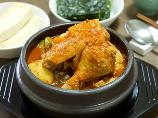 Korean Food Braised Spicy Chicken