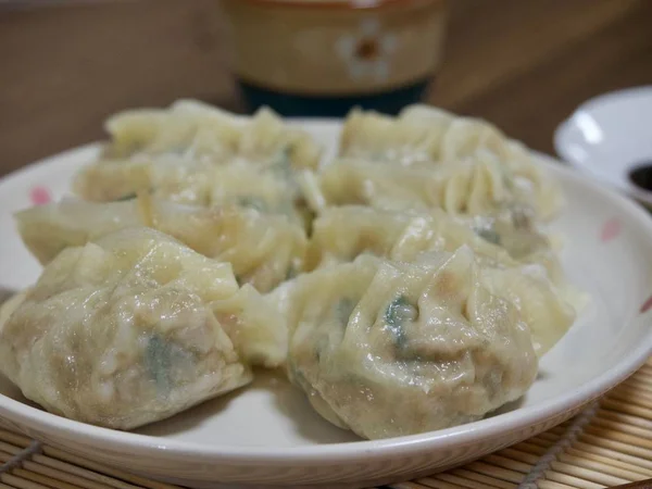 Asijské Jídlo Knedlíky Dim Sum Masové Knedlíky — Stock fotografie