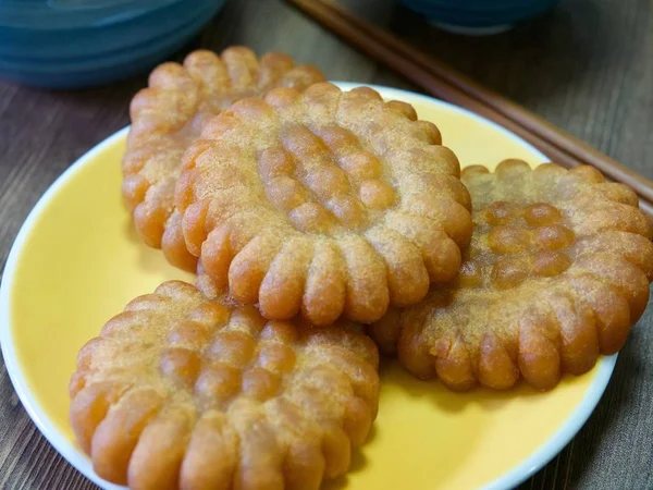 Koreai Hagyományos Édességek Yakgwa Honey Cookie — Stock Fotó