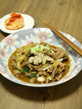 Asya gıda görmüş sığır eti bulgogi