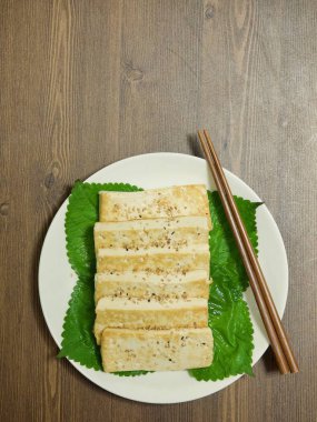 Asya gıda tofu daldırma, kızarmış Tofu