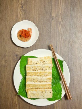 Asya gıda tofu daldırma, kızarmış Tofu