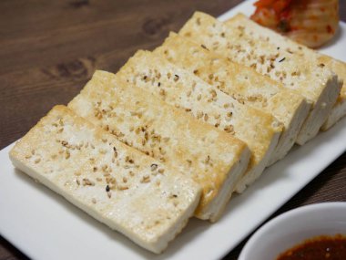 Asya gıda tofu daldırma, kızarmış Tofu
