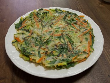 Korece tarzı gözleme, sebze