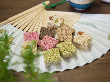 Kore geleneksel atıştırmalıkları Tatlı RicePuff, Gangjeong 