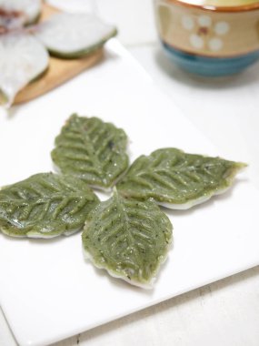 Kore geleneksel gıda yapışkan pirinç keki