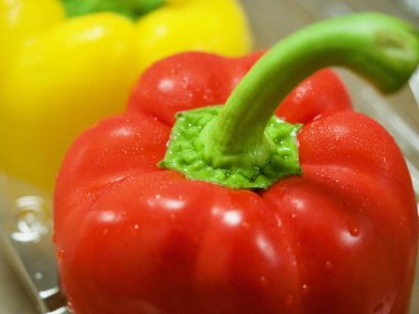 Taze sarı, kırmızı biber