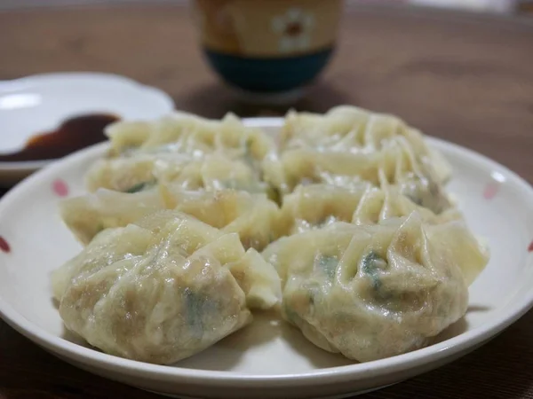 Азійські Харчові Пельмені Dim Sum Meatdumplings — стокове фото